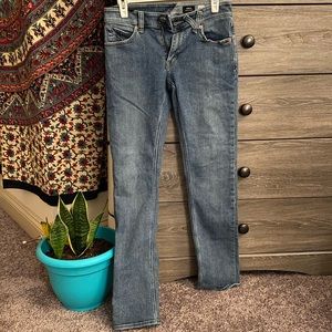 VOLCOM slim straight jeans waist 28